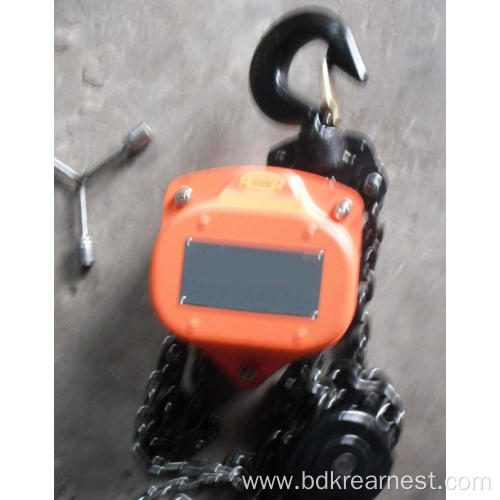 quality guaranteed construction manual chain block hoist